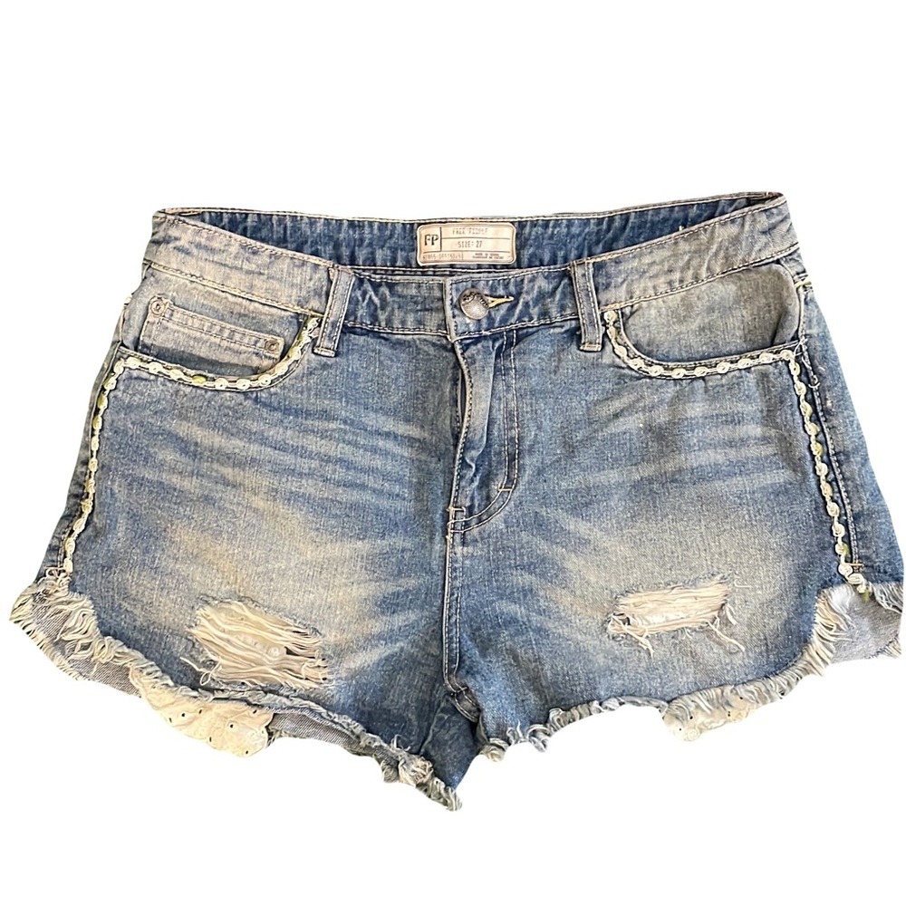 Free People Size 27 Jean Shorts